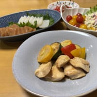 チキンのバタポン炒め☆おからサラダ