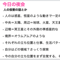２１日の夜会の内容と、阿蘇の風景と、連載中の　ミェフの話１３