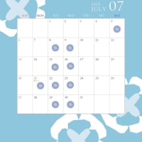 ７月のスケジュールです。