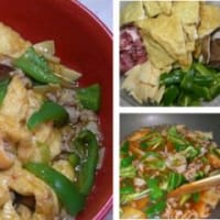 家常豆腐（油揚げのピリ辛炒め煮）