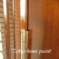 ヤマハ木製玄関ドア再塗装