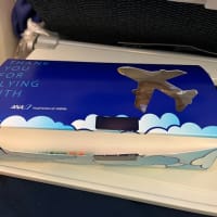 ハワイ旅の機内食