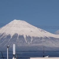 富士山の積雪