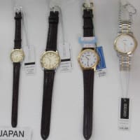 日本製のセイコー腕時計