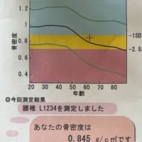 数ヶ月前の先輩の一言から、骨密度の測定へ