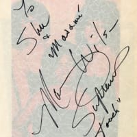 Mary Wilsonnのサイン