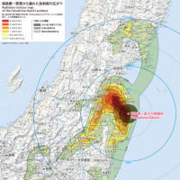 記憶としての福島原発よりの放射能汚染地図に思ふ・・・
