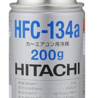ホンダ　N-BOX   JF-1    エアコンガス補充　HITACHI  HFC-134a