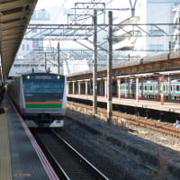 茅ヶ崎駅を発着する上野東京ライン（東海道線）１５８６Ｆ　各駅停車古河行き