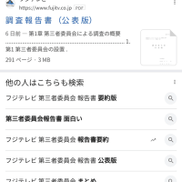 フジテレビ 第三者委員会 報告書 ダウンロード