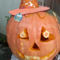 ジャンボかぼちゃのランタン☆
