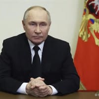 ２３日　モスクワ郊外テロ事件 プーチン大統領 “関与の全員処罰する”
