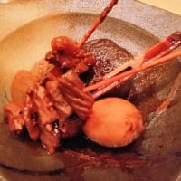 昔の矢場とん アスナル金山店　ロース串かつ（みそ）＋みそおでん5種盛り合わせ＋きゅうりと茗荷の浅漬け＋どて煮＋焼き豚＋西尾抹茶とバニラアイス