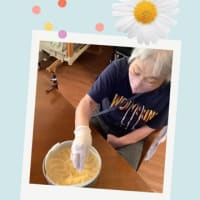 🍑桃のケーキ🍰