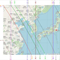 6月21日　夏至＝太陽蟹座移動　の地図