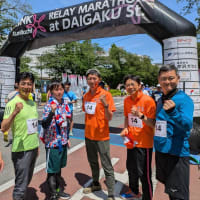 ５月１１日　本日はLinkくにたち２０２５リレーマラソンに国立市議会議員チームの一員として出場しました