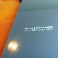 ん！？　NE PAS DERANGER！？