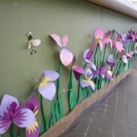 上社郵便局でお花畑に遭遇