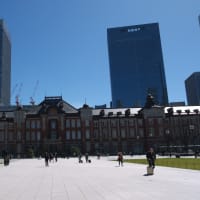 ３月の東京駅：ＪＲ東京駅丸の内北口から丸の内中央広場・丸の内中央口交差点へ　ＰＡＲＴ２
