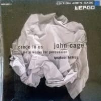 ジョン・ケージの名曲、演奏はヘリオス四重奏団🎧️🎶