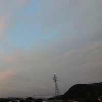 晴れそうな気がする薄雲の空