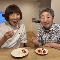 今日はばぁばの誕生日！🍰(≧▽≦)