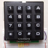 マイコン（Arduino）でFTdx10 のCAT制御（その２　４×４キーパッド）