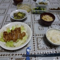 大葉いりきゅうりともやしとちりめん炒め