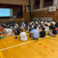 今日の学校の様子