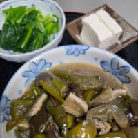 疲れた～　明日は 休みだぁ～　　うちのごはん　さばの塩焼き と チキンサラダ入りサラダ(^.^)