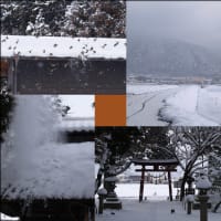 松本雪景色