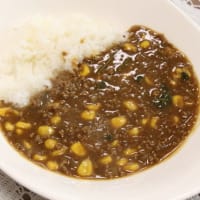 キーマカレー＆焼きシシャモみりん