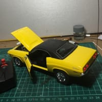 ⑦マイクロエース　ダッジチャレンジャーモーターライズプラモデルラジコン化