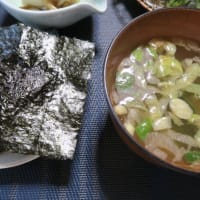 アジのフライとこしあぶらの天ぷら、炊屋食堂の田舎定食・・・庶民の味。