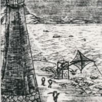 明治の新潟市内の名所＜１５ケ 所＞を見る⑫新潟灯台