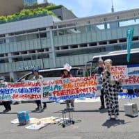「辺野古新基地に反対する」スタンディングに参加しました
