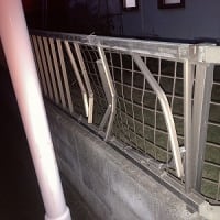 ロープ１本を