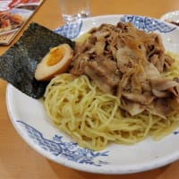 バーミヤン（２）肉２盛つけ麺・餃子