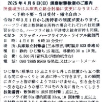 射撃教室のご案内　　谷尾　孝