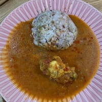 にじいろラボのスパイシーチキンカレー　Nijiiro labo's spicy chiken curry