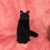 黒猫🐈‍⬛🎀羊毛フェルト