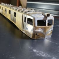 鉄道模型社 ＥＦ５８レストア 車体は自作 １３ 前面の飾り帯で重大事故発生
