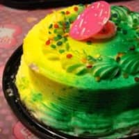 緑色のケーキ♪