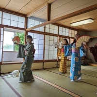 留学生の日本舞踊体験
