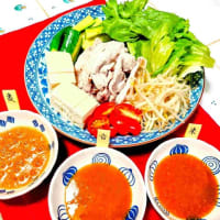 梅味噌、食べ比べとがんすカツ丼