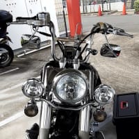 FLSTNのアンダーミラー化