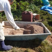 登山道の修復や植生回復に
