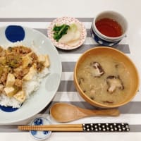 麻婆豆腐丼で夜ごはんと「ヨックモック」の初夏限定