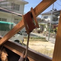 2015年5月5日　アツム設計・建築の納屋、もうすぐ完成。