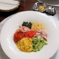 今期初めての冷やし中華